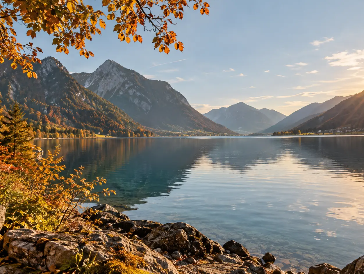 Achensee zwischen den Tiroler Bergen